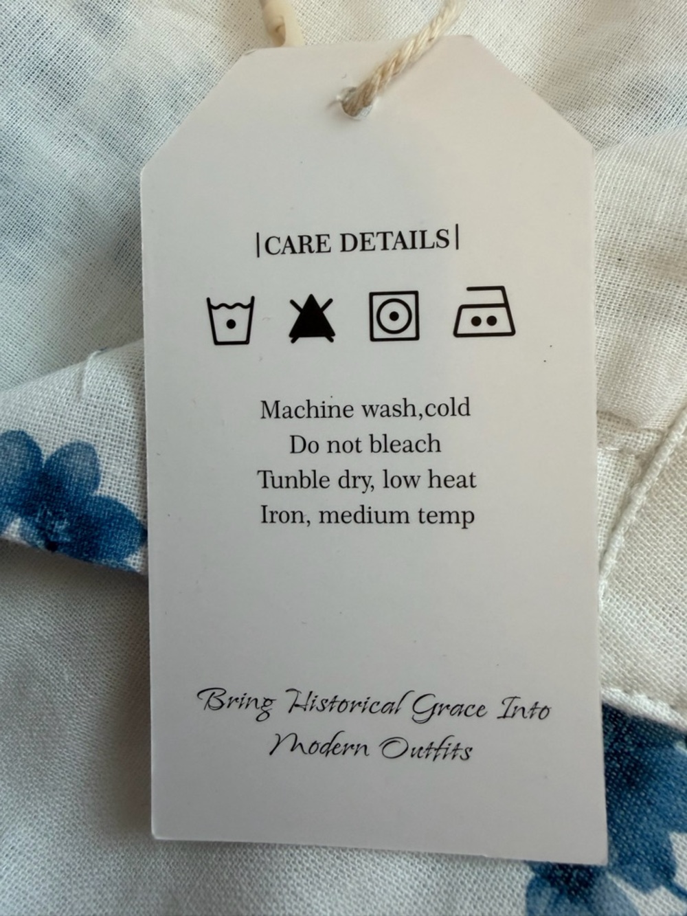 NWT Ramie Cotton Sleeveless Blue Floral Corset Buttoned Maxi Dress - Picture 11 of 15